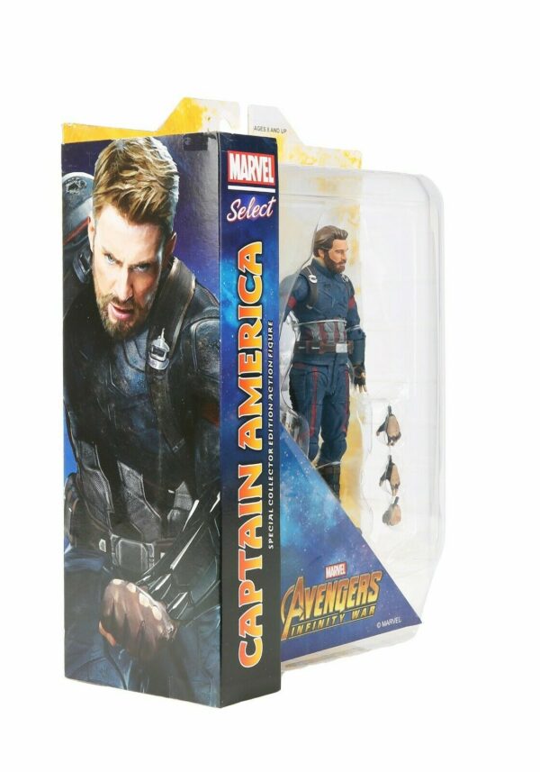 Marvel Select Avengers: Infinity War Captain America Action Figur – Bild 2