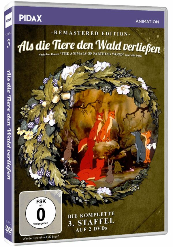 Als die Tiere den Wald verließen, Staffel 3 Edition / Die komplette 3. Staffel der Kultserie nach dem gleichnamigen Roman von Colin Dann (Pidax Animation)