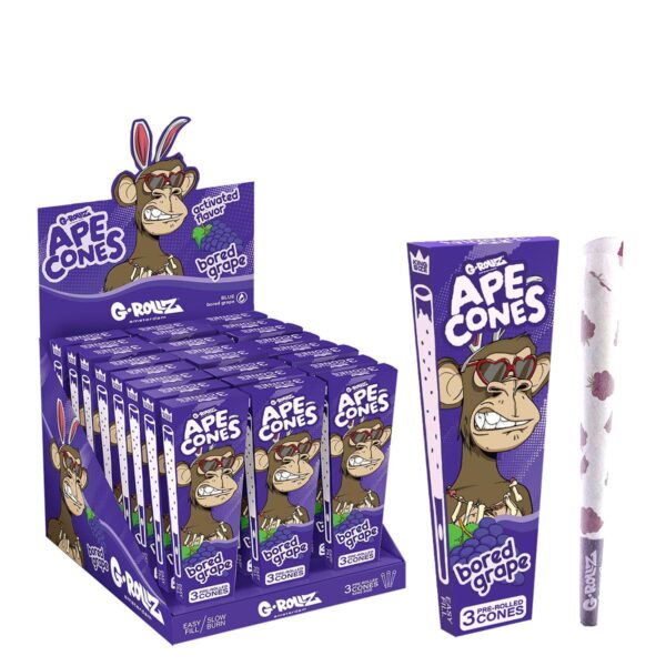 G-Rollz - Ape Cones "Bored Grape" - 3 Pop Cones