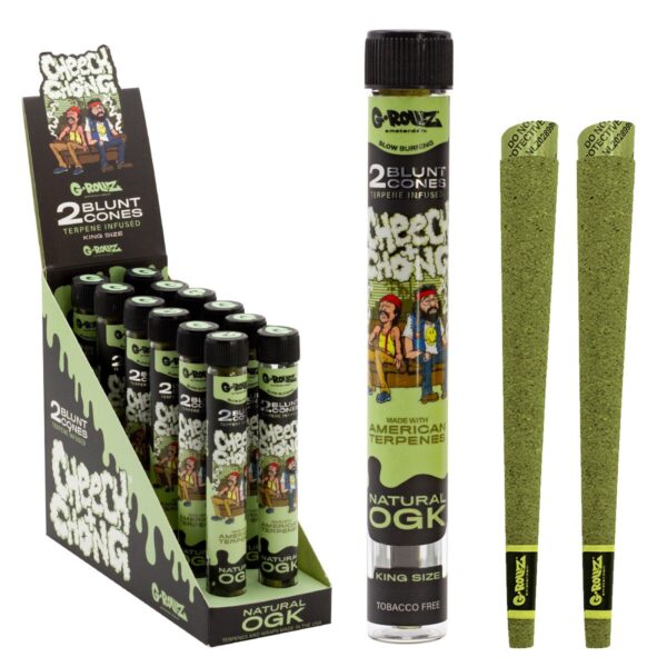 G-Rollz Cheech & Chong 2x Terpene Infused Blunt Cones 'Natural OGK' – Bild 3