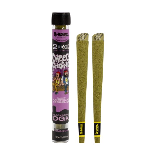 G-Rollz Cheech & Chong 2x Terpene Infused Blunt Cones 'Blackberry OGK'