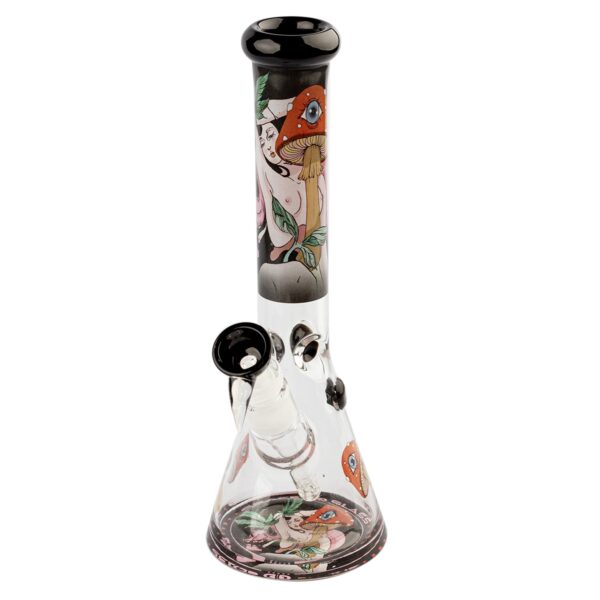 G-Rollz 'Mushroom Lover' - Black Beaker Bong H:30cm - Ø:40mm – Bild 2