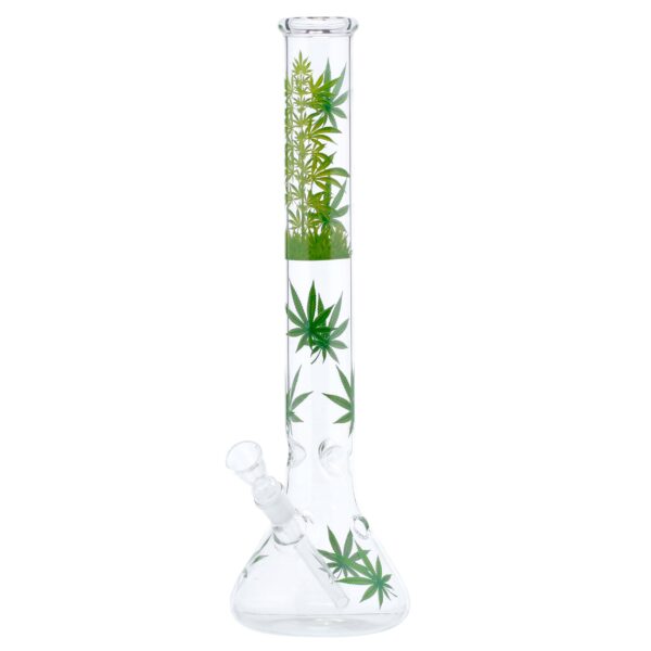 Leaf Jhari Beaker Glass Bong- Ø:50mm- H:45cm- Socket:18.8mm – Bild 2