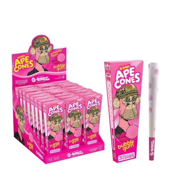 G-Rollz – Ape Cones “Bubblegum” – 3 Pop Cones